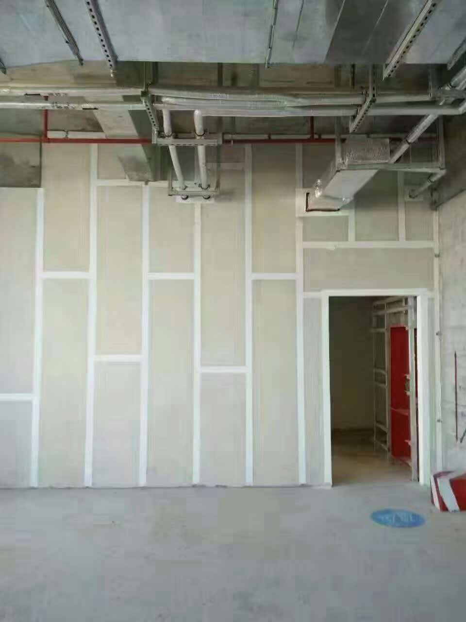 Completed composite panel partition