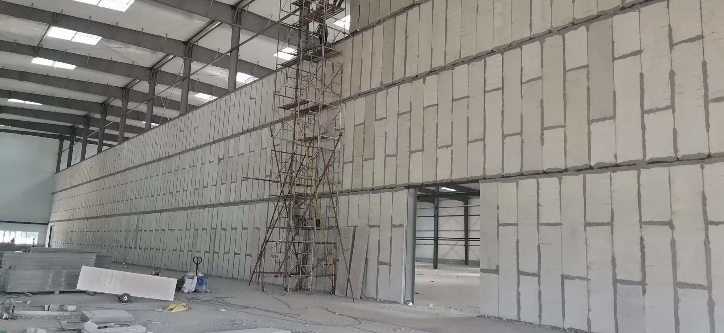 Wall-panel installation inside a facility